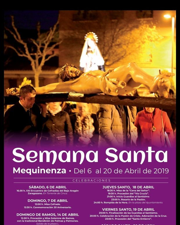 Semana Santa en Mequinenza 2019 Mequinenza
